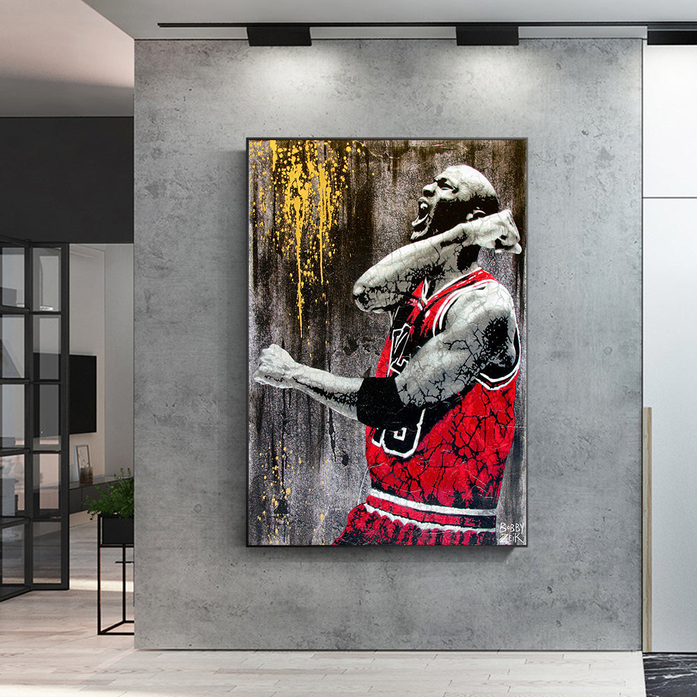 Michael Jordan The Goat canvas – Kanvas 