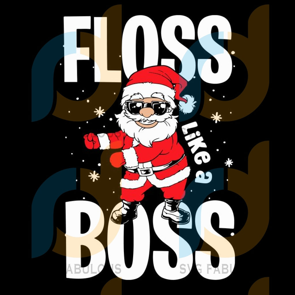 floss like a boss santa