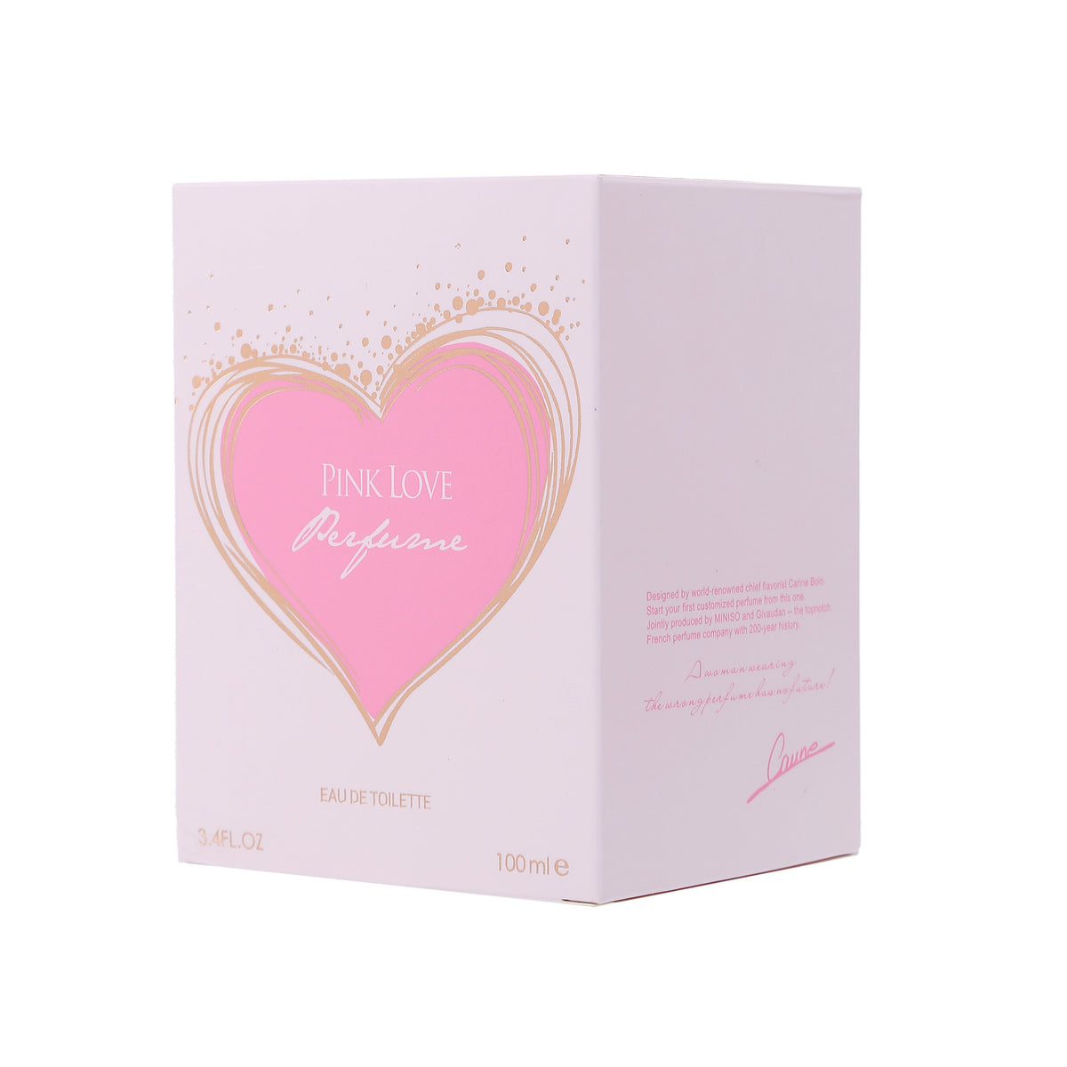 pink love perfume miniso