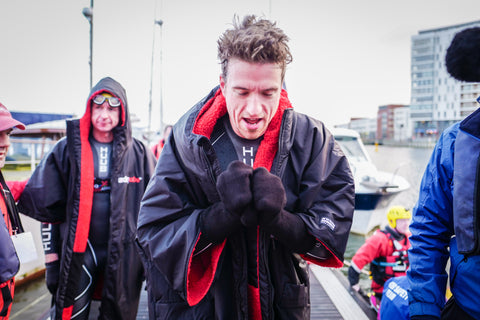 Greg James & Greg Whyte - Sport Relief - dryrobe