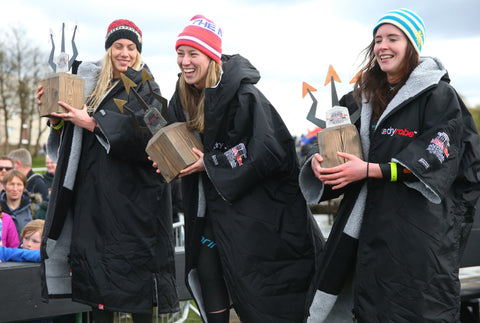 Red Bull Neptune steps podium Women | dryrobe