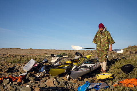 kayak - surf - Baja - dryrobe