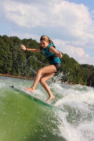Whitley Stewart Wakesurfing