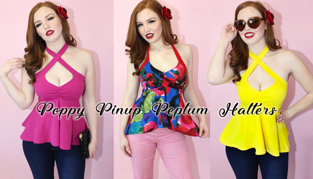 Cute Pinup Tops, Sexy Plus Size pinup clothing