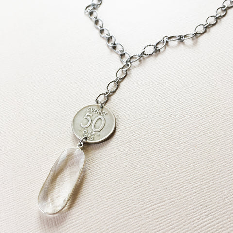 swedish coin necklace