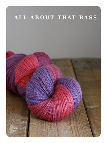 All About That Bass - Augustbird Yarn Songlark