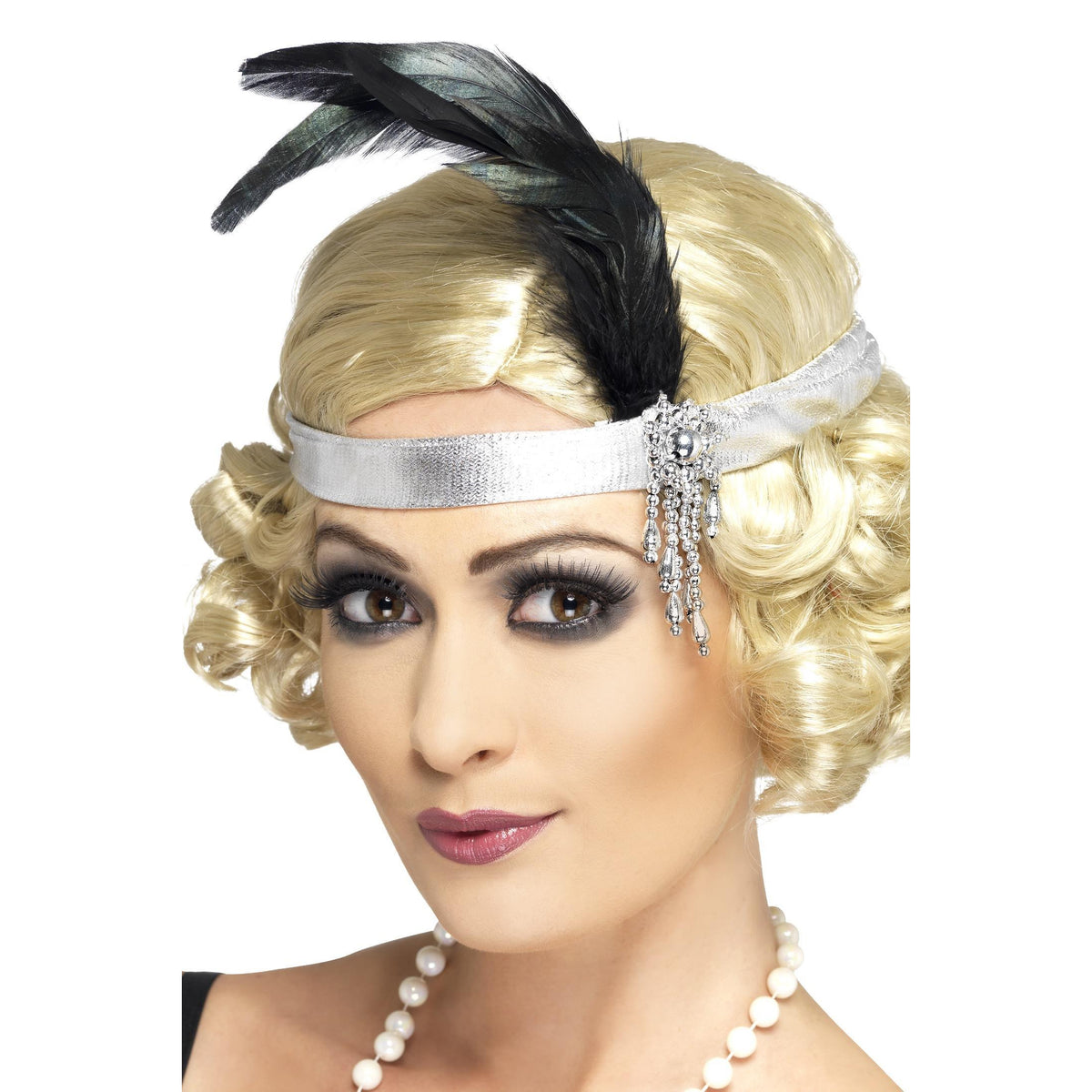 Buy Flapper Headband Silver – Party Dudes