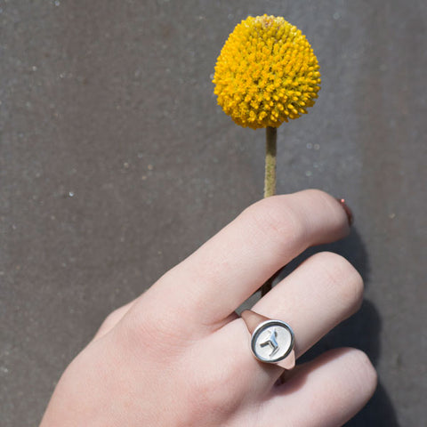 Alison's favourite from this collection, the horse signet ring is so very comfortable to wear