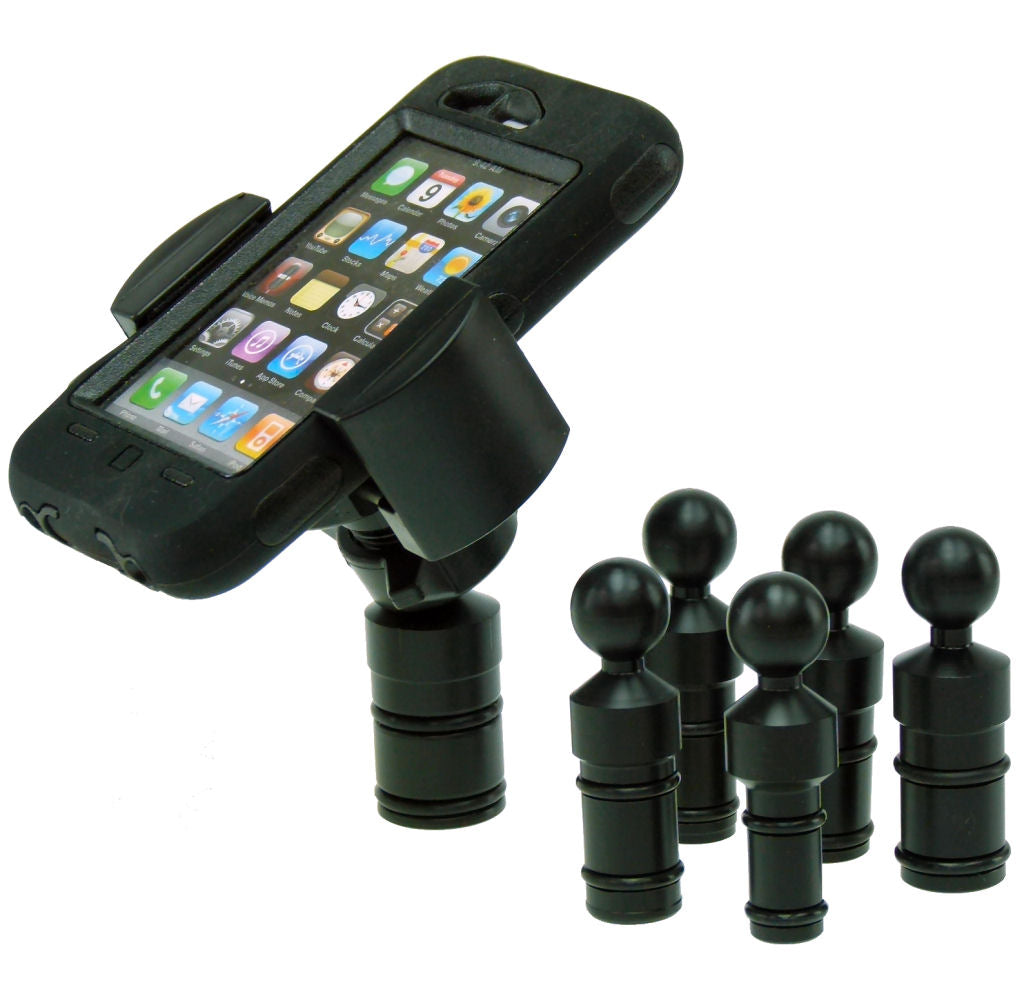 stem mounted phone holder