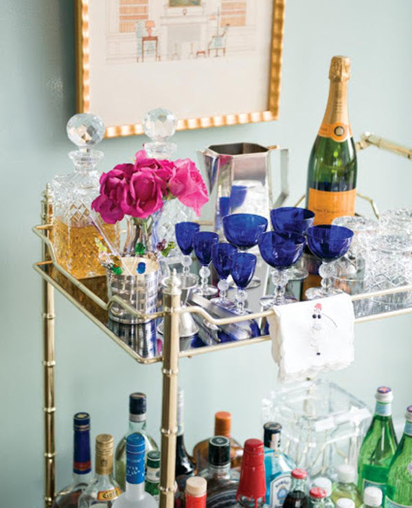 bar cart decor