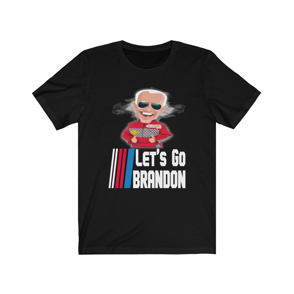 Let's Go Brandon Joe Biden Racer T-Shirt