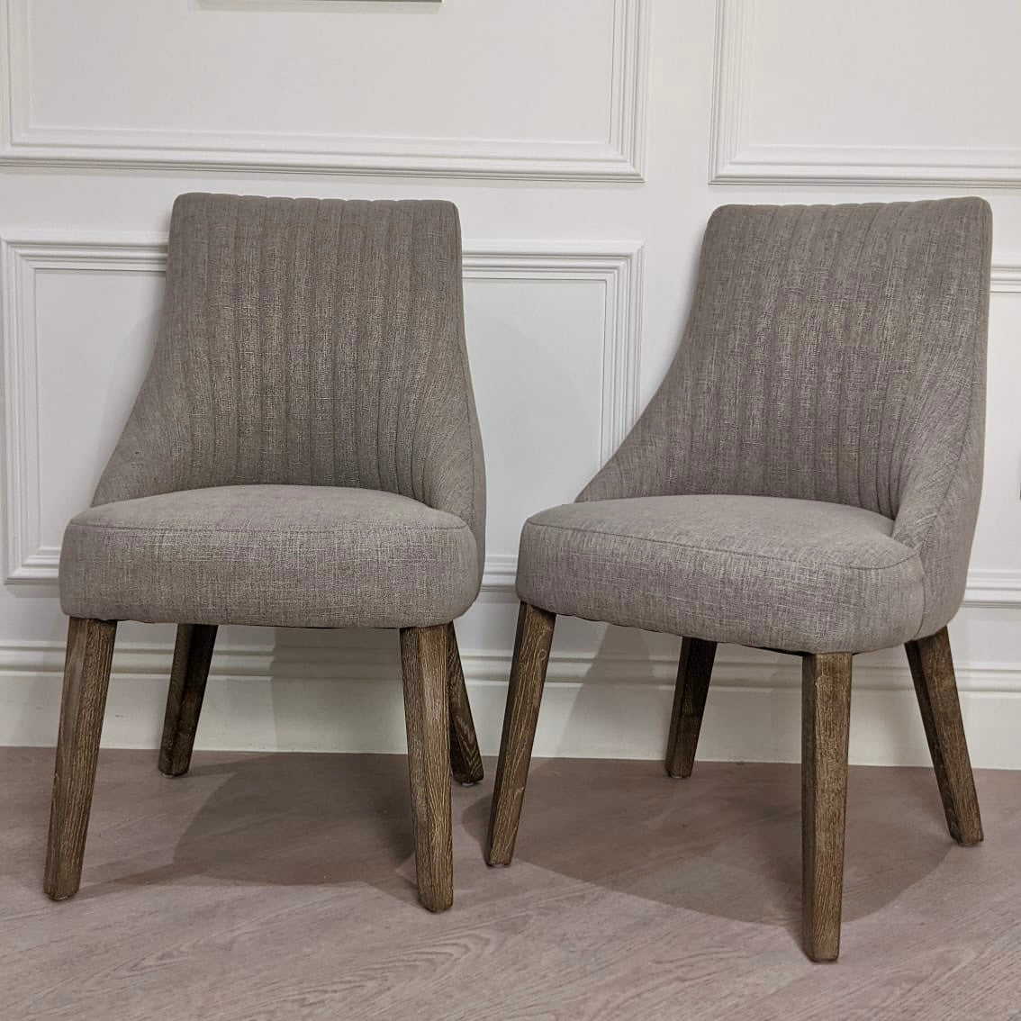 Caesar Premium Warm Grey Dining Chair Chair
