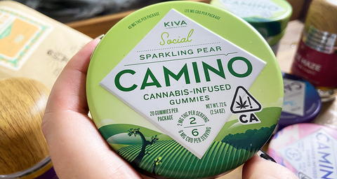 sparkling pear camino gummies