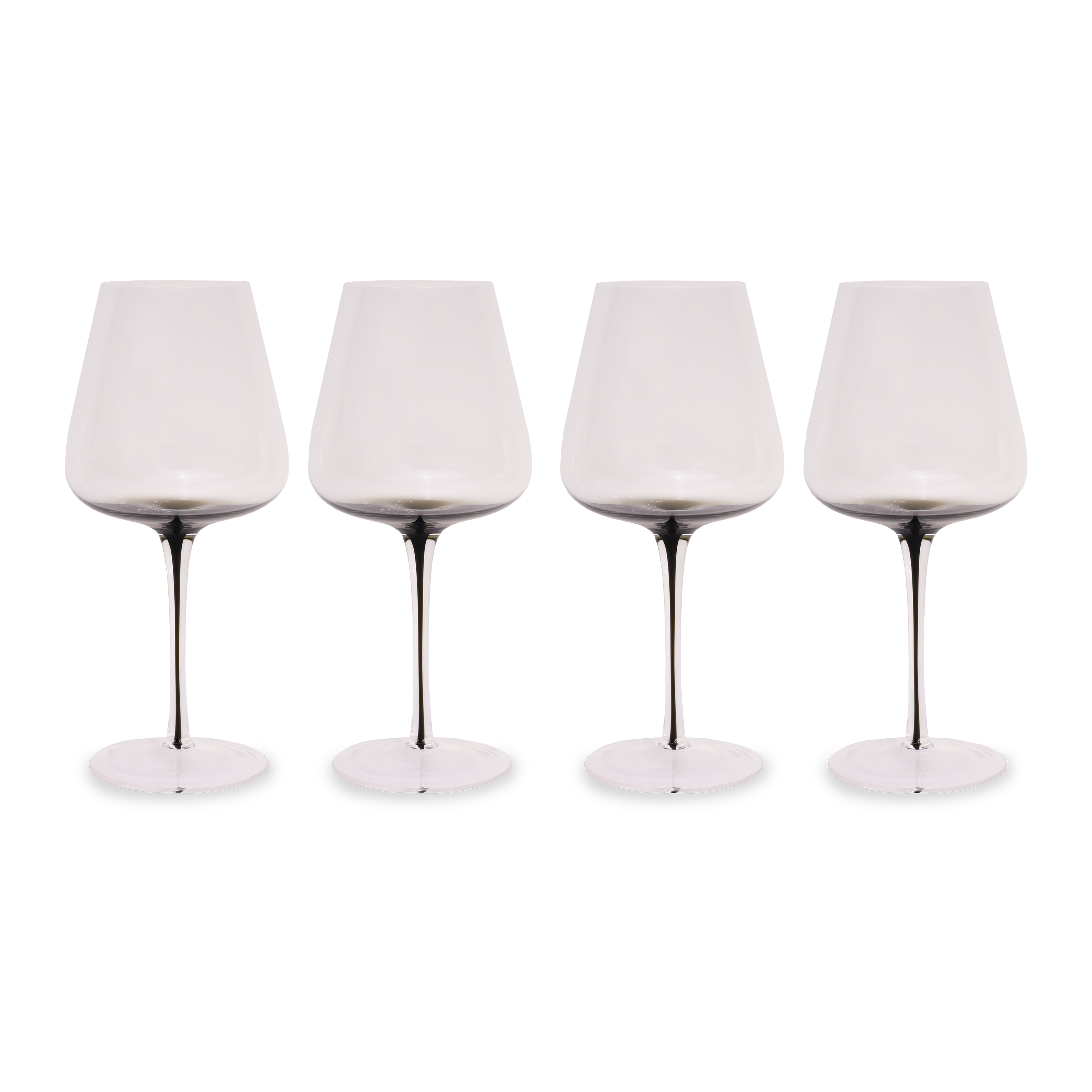 Smoke Stem Red Wine Glasses