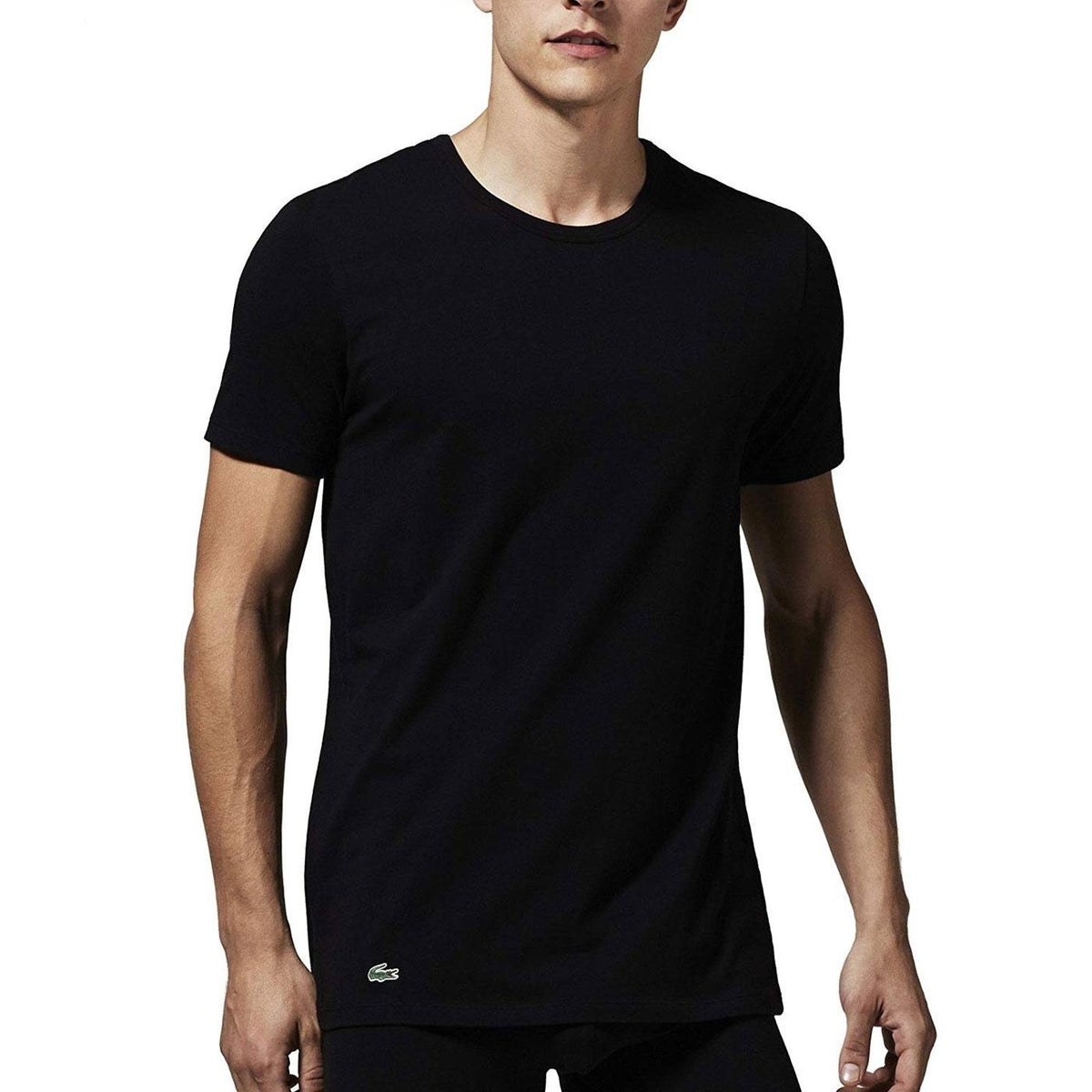 Lacoste Twin Pack T Shirts in Black 