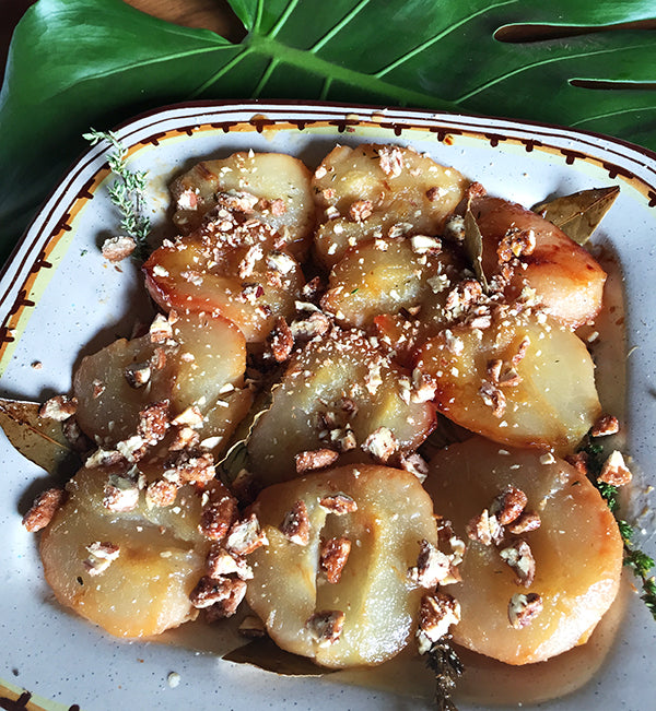 honey baked pears