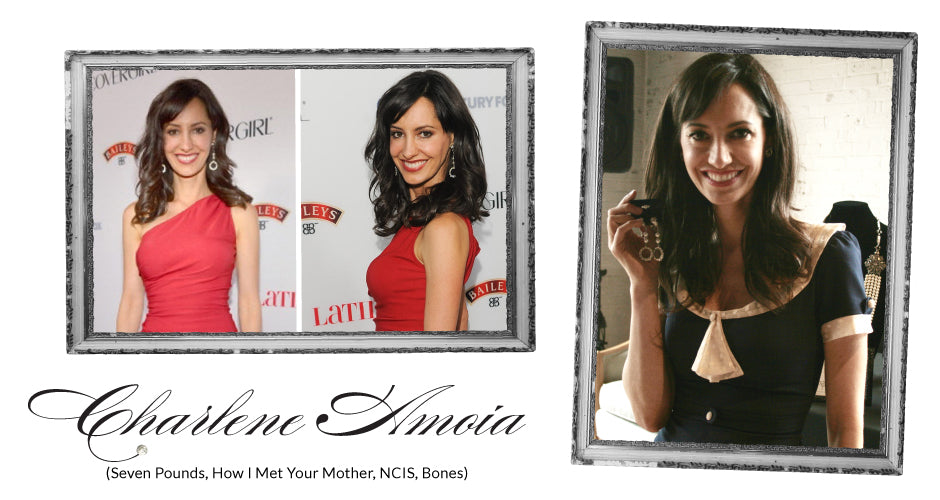 Charlene Amoia – Seven Pounds, How I Met Your Mother, NCIS, Bones wearing Vintage Bling Jewellery on the Red Carpet