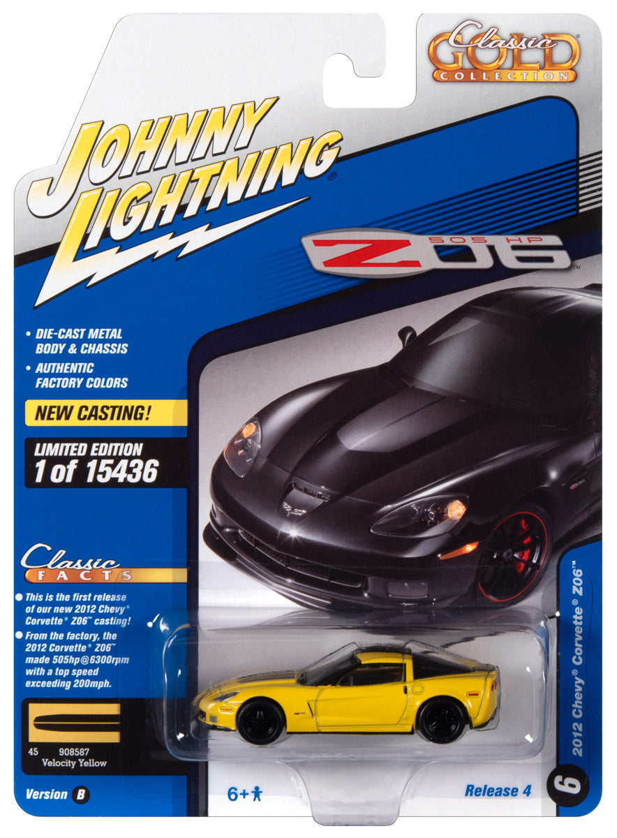 売れ筋ランキング JOHNNY LIGHTNING ジョニーライトニング 64 2001 Chevy Corvette Z06 Custom  Nassau Blue Poly シェビー コルベット ブルー