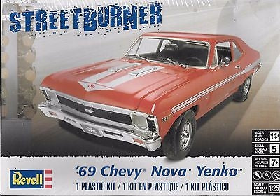 COPO and YENKO GAUGE FACES for 1/25 scale REVELL kits 1969 CHEVROLET NOVA SS 