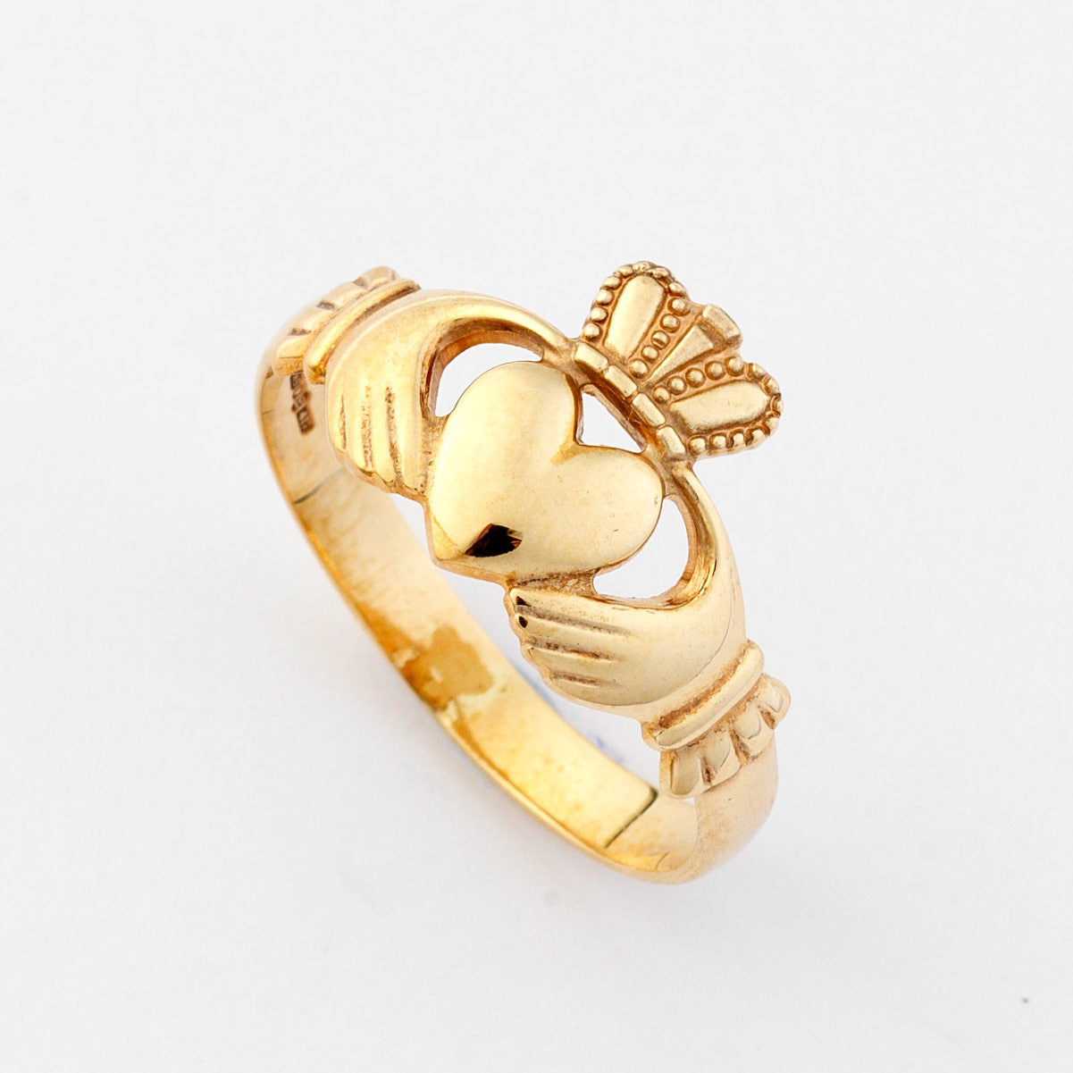 Traditional Gold Claddagh Ring