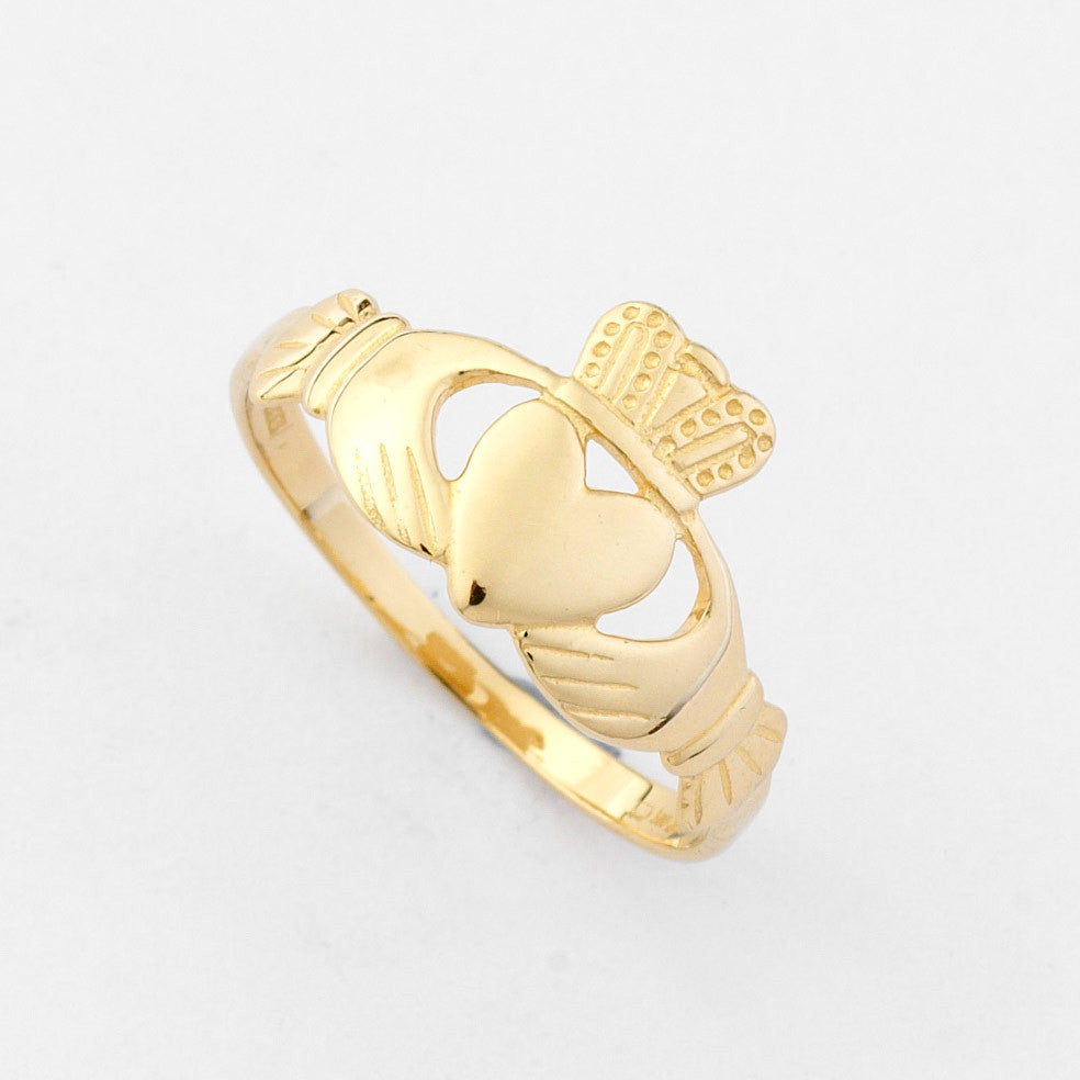 Claddagh Engagement Ring - Gold Claddagh Ring