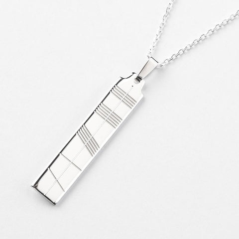 Irish Jewelry - Silver Ogham Necklace