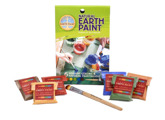 Natural Earth Paint | Mini Children's Earth Paint Kit Make and Wonder 