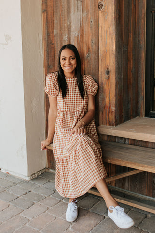 THE PENELOPE KNIT DRESS IN PURPLE