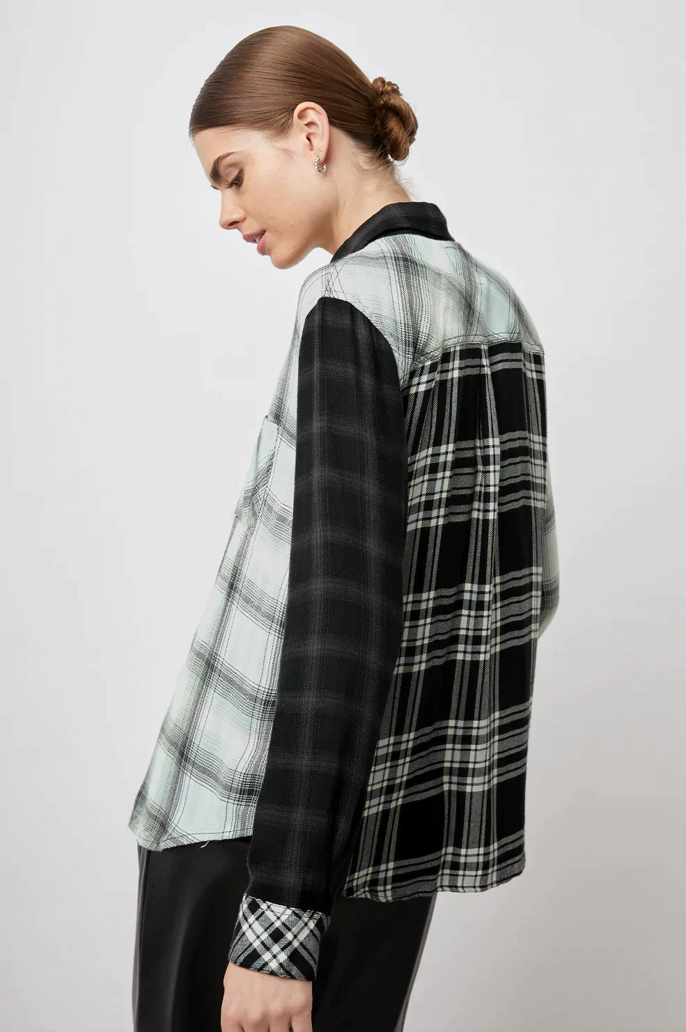 Hunter Shirt in Mixed Onyx Plaid