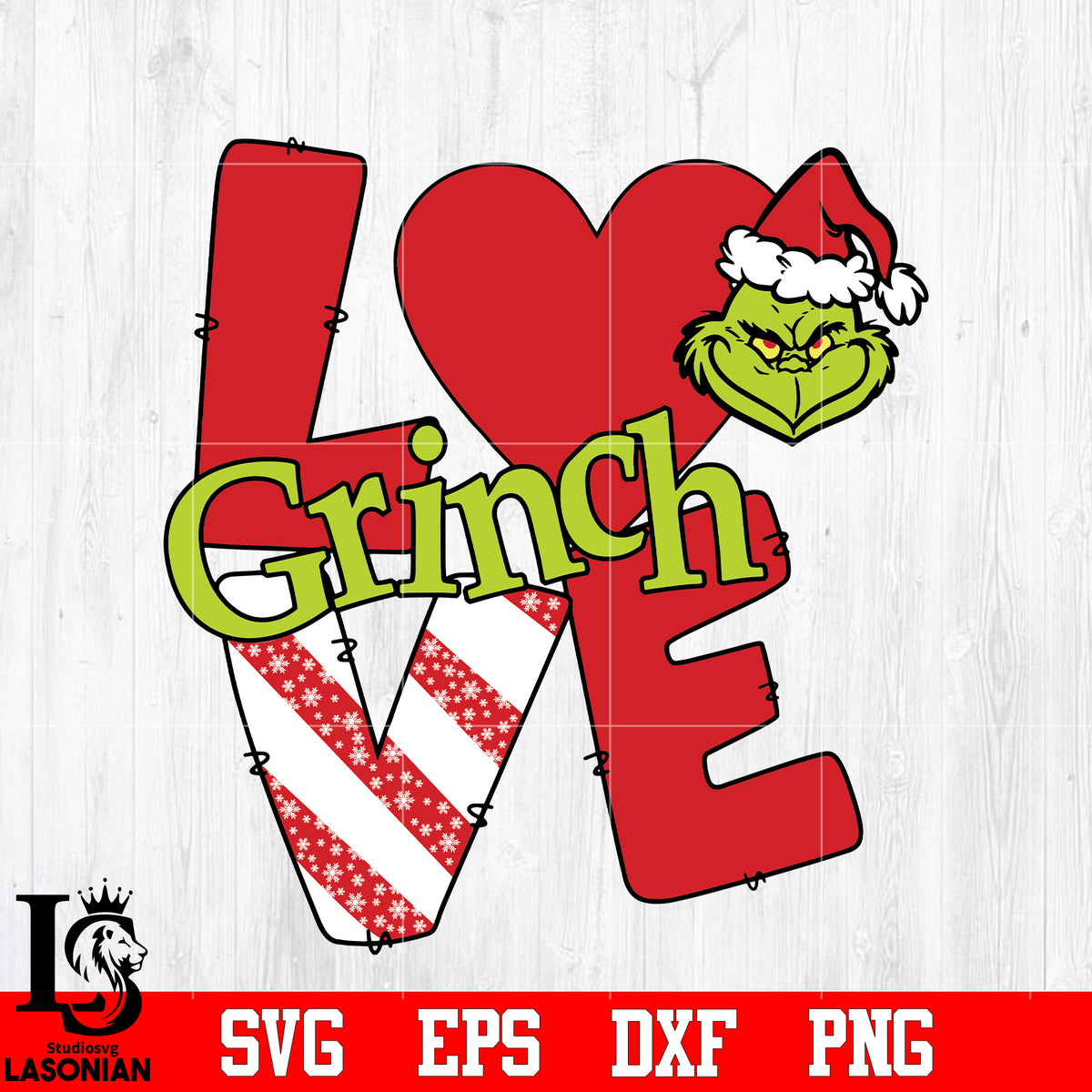 Love Grinch svg eps dxf png file – lasoniansvg