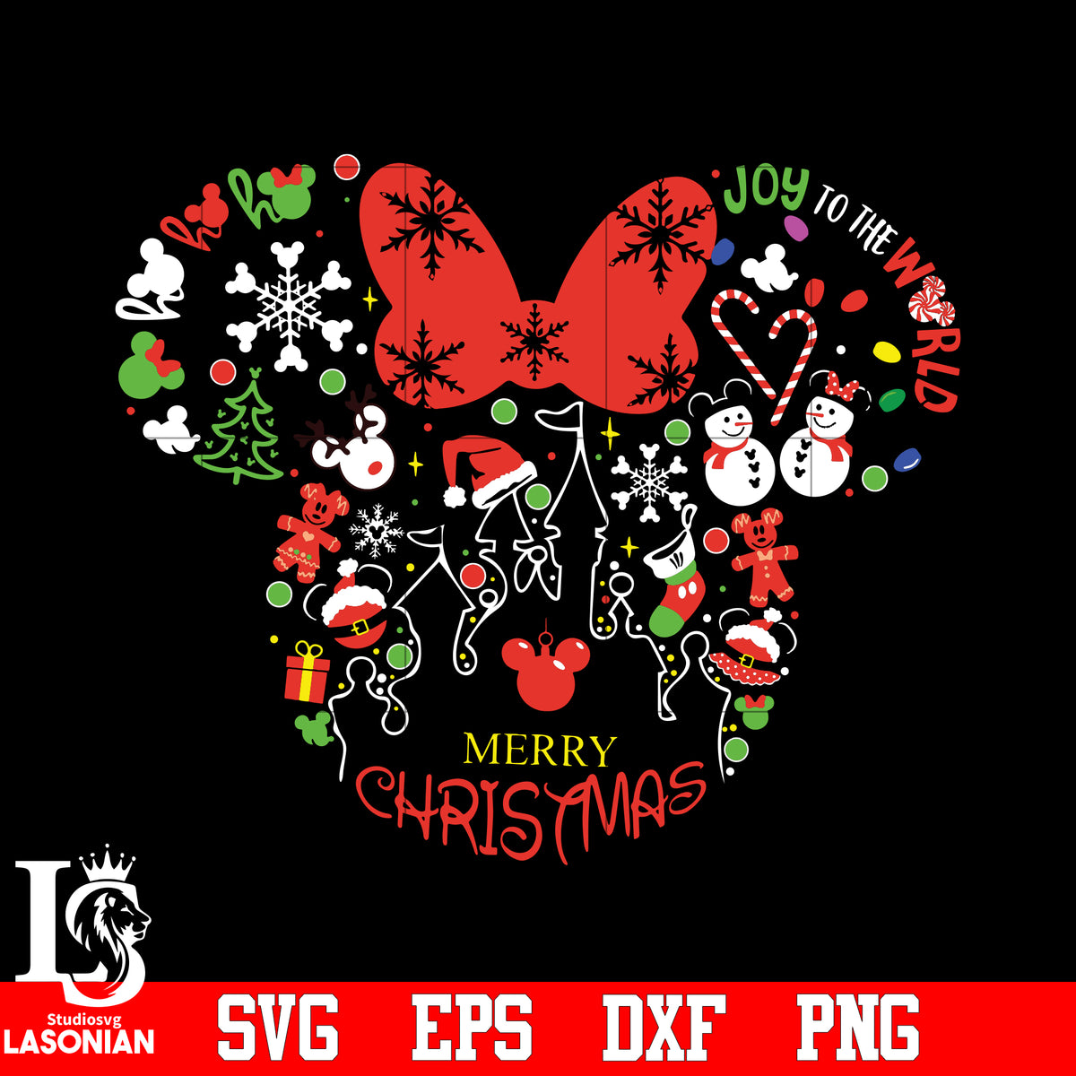 Mickey Christmas,Merry Christmas svg eps dxf png file – lasoniansvg