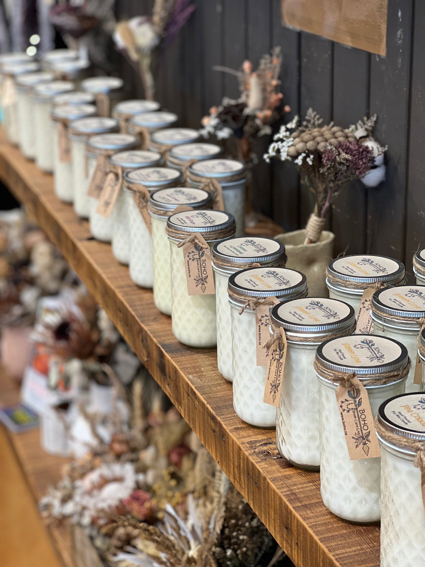 Luna Black Raspberry Vanilla Soy Wax Candle