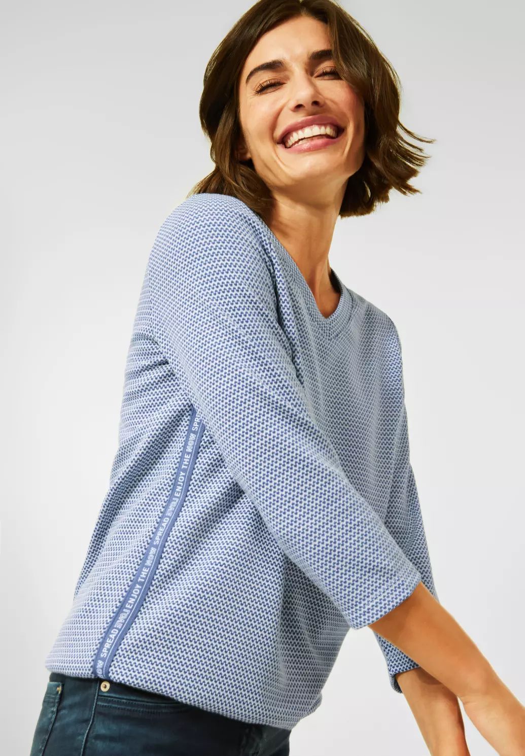 Cecil - V-Neck Shirt Top - 318464