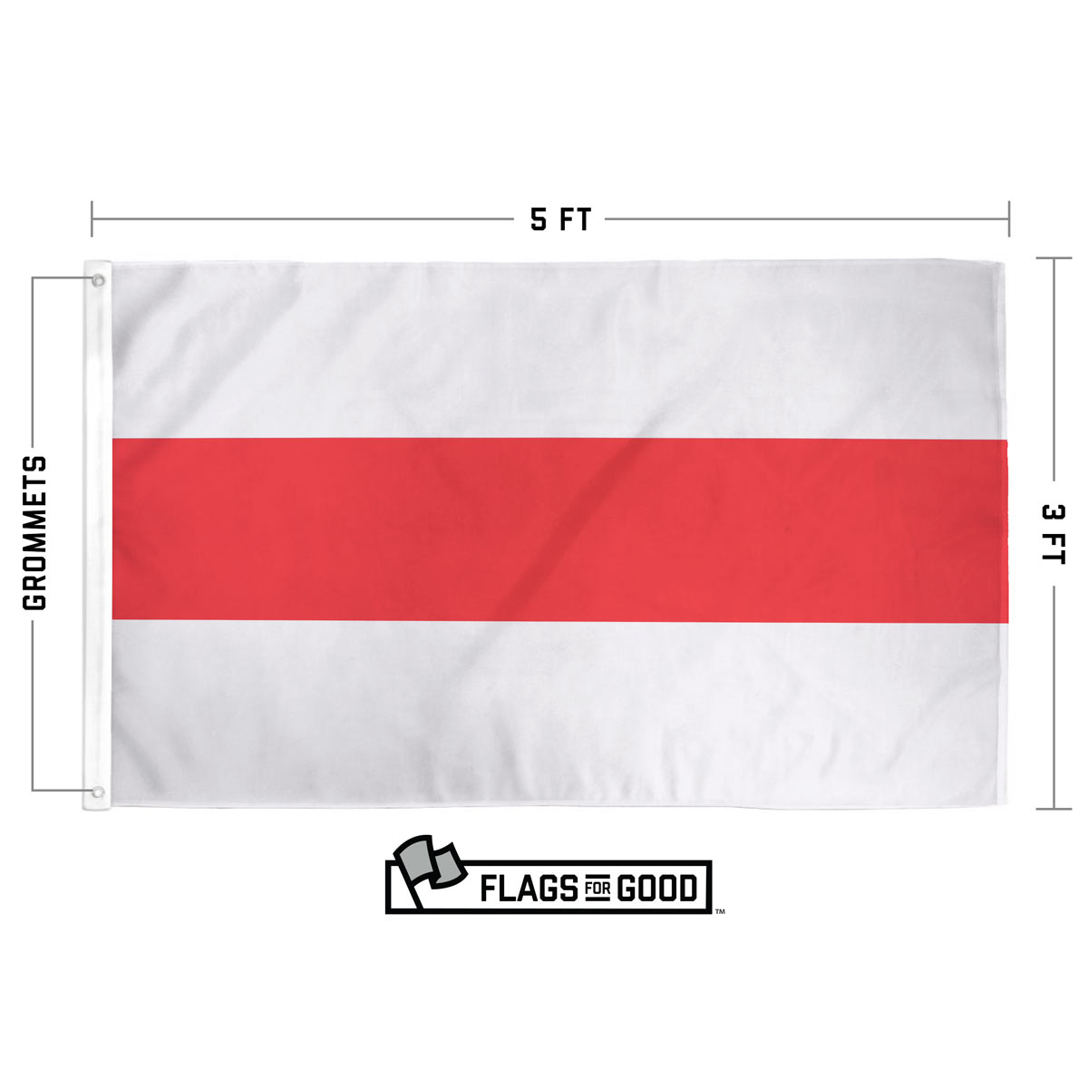 BELARUSIAN NATIONAL FLAG OF BELARUS 5 x 3 FT LARGE GREAT QUALITY POLYESTER NEW 