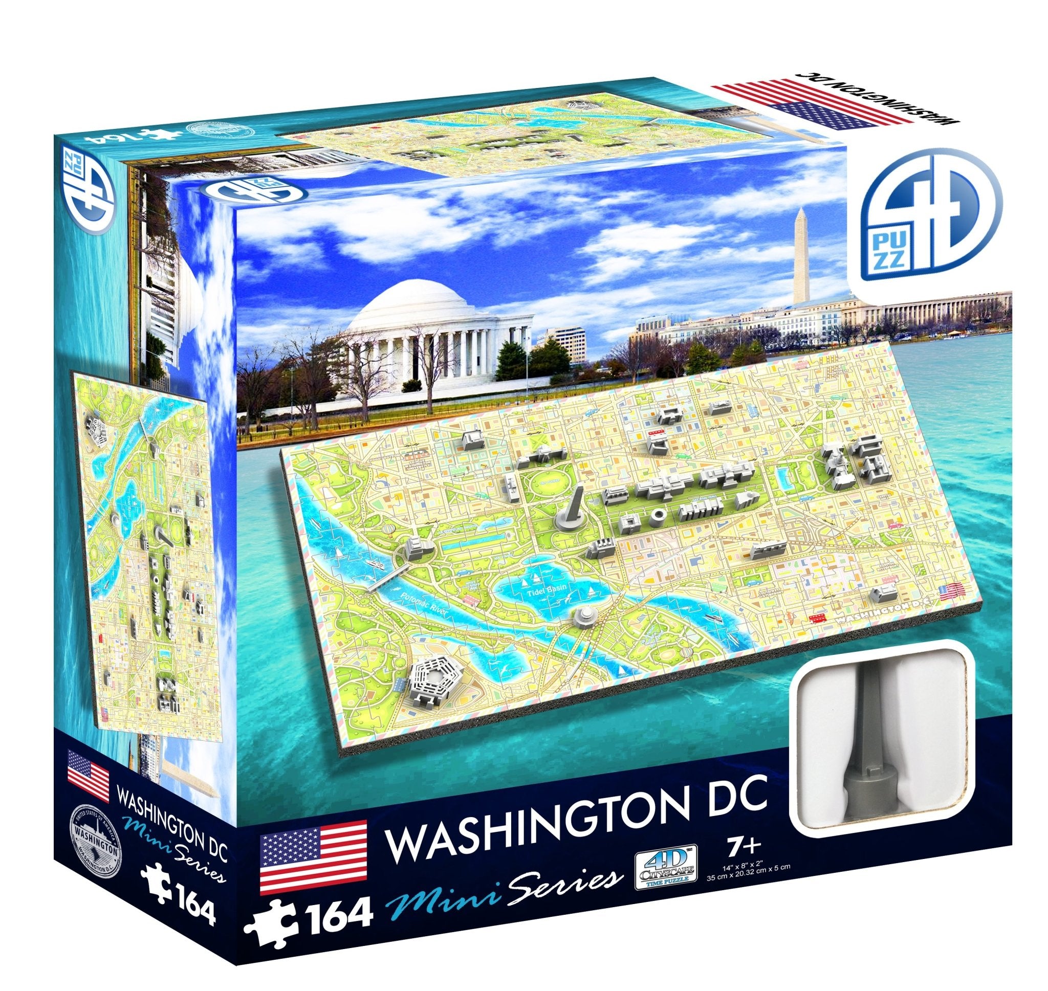 4D Cityscape Mini Washington DC Puzzle - 4DPuzz - 4DPuzz
