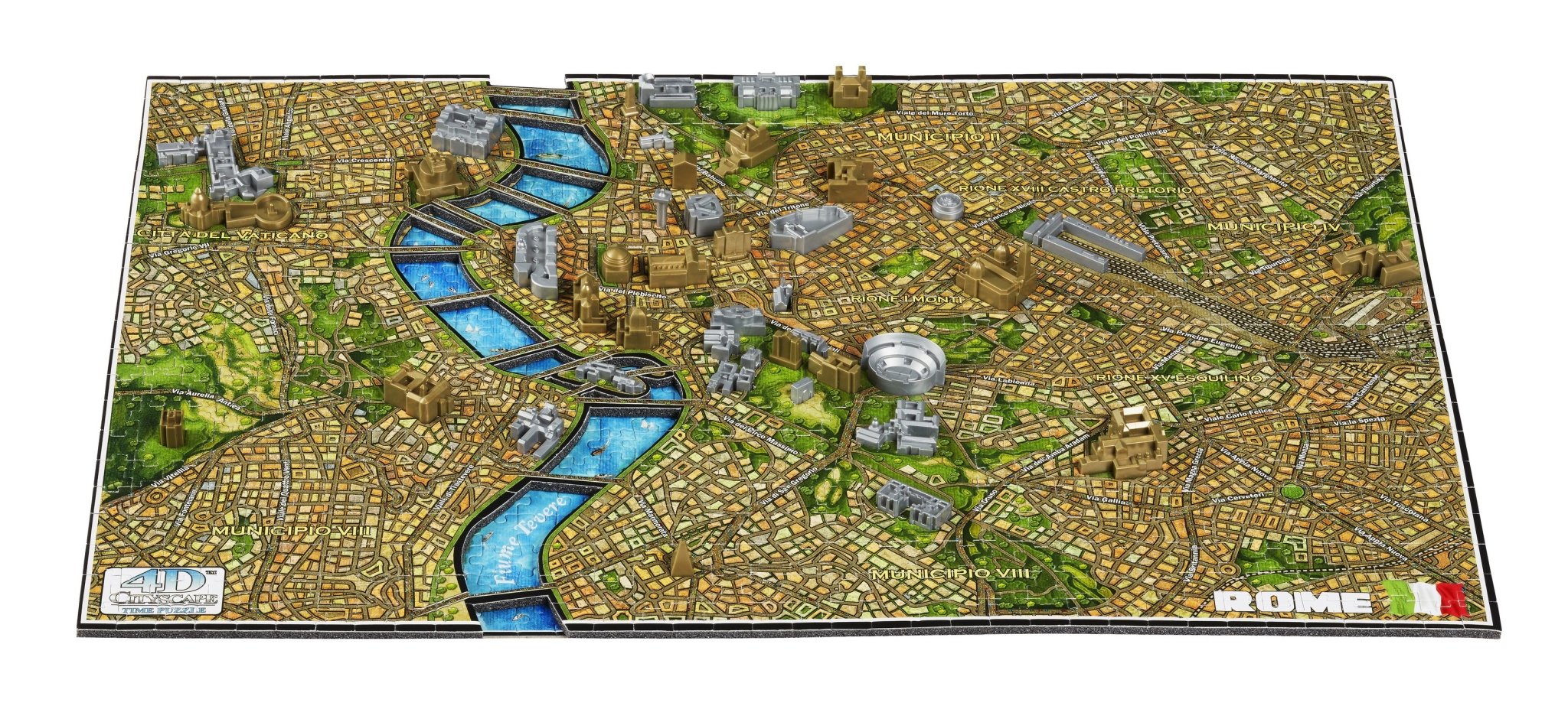 4D Cityscape Rome Time Puzzle - 4DPuzz - 4DPuzz
