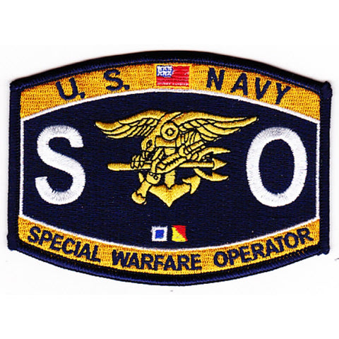 SO - Special Warfare Operator Navy Rating Patch