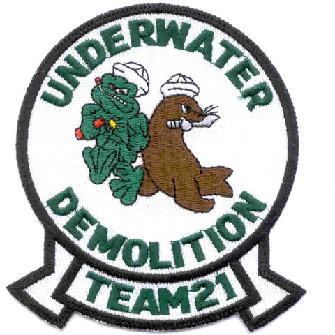 UDT 21 Naval Underwater Demolition Team Patch