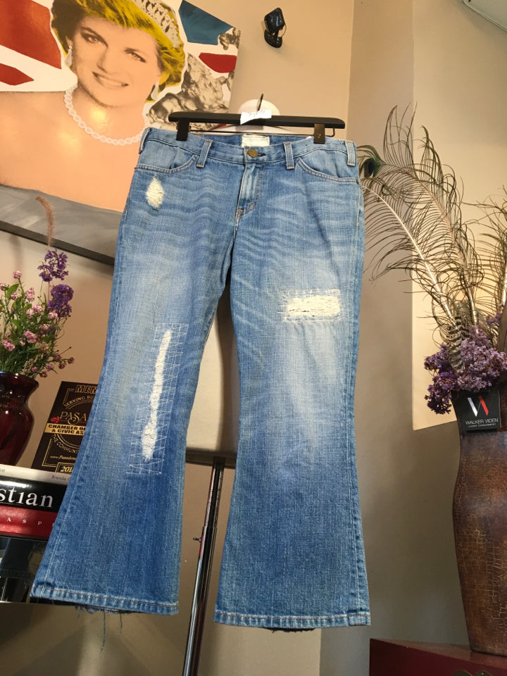 Current / 27 Blue Stretch Cotton Distressed Jeans 2400-293- – Walker / Luxury