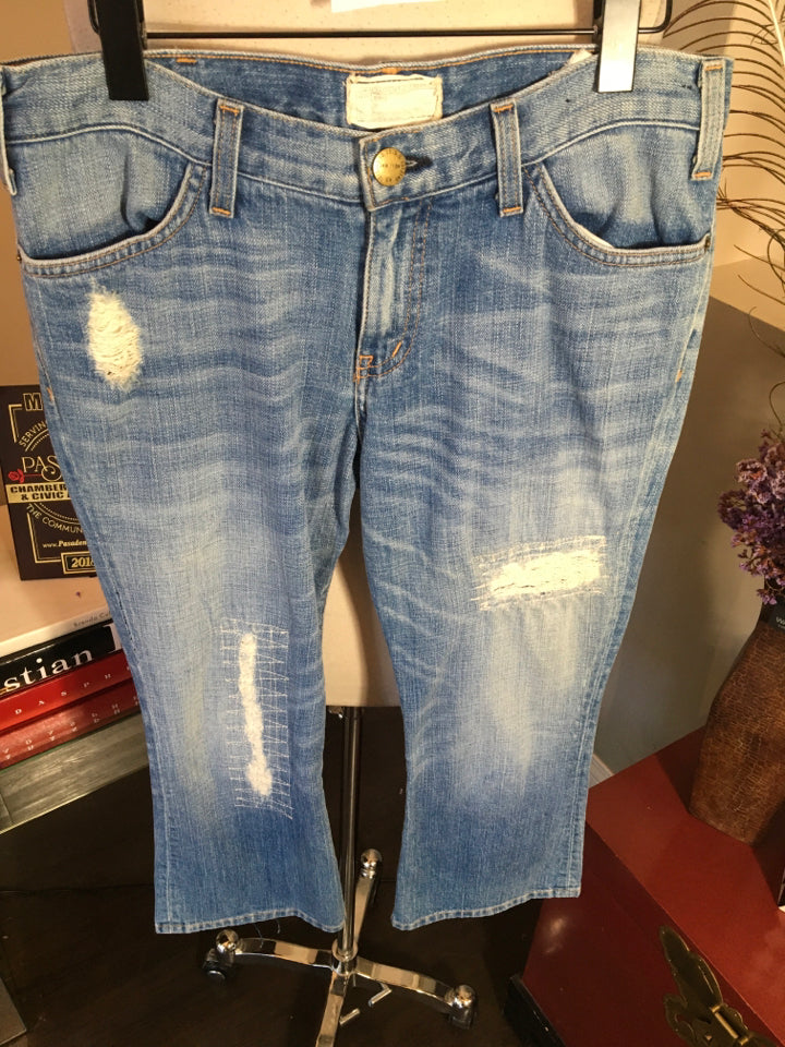 Current / 27 Blue Stretch Cotton Distressed Jeans 2400-293- – Walker / Luxury