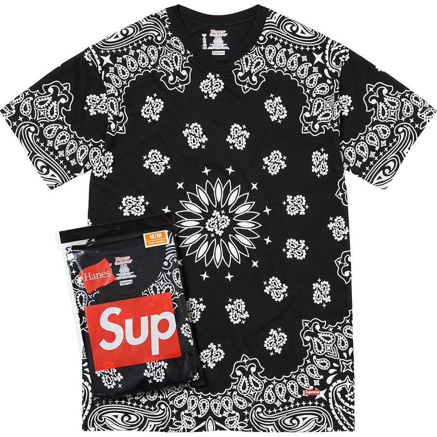 22SS Supreme Hanes Tees 2 Tagless Pack