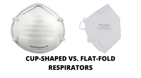 CUP-SHAPED VS. FLAT FOLD RESPIRATORS