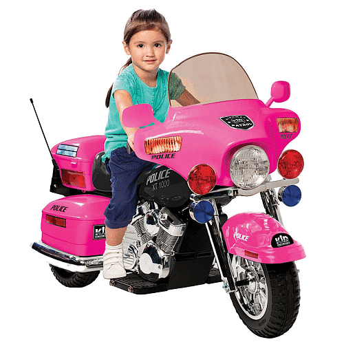 pink 3 wheel motorcycle