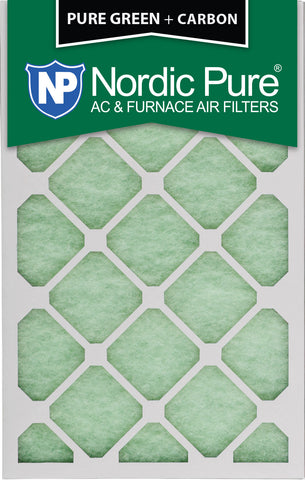 10x24x1 Pure Green Plus Carbon AC Furnace Air Filters Qty 6 - Nordic Pure