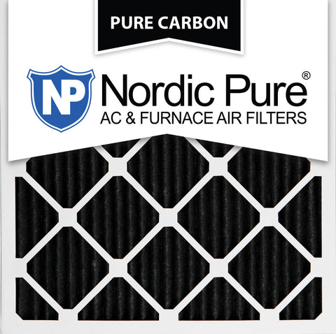 12x12x1 Pure Carbon Pleated AC Furnace Filters Qty 6 - Nordic Pure