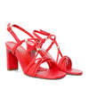 Sandalia tacon rojo para mujer 207-Z191