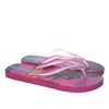 Sandalia plana fucsia para mujer VT25483