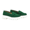 Mocassin verde pino para mujer 267-Z284