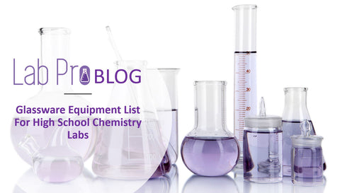 Laboratory glassware instruments. Equipment for chemical lab