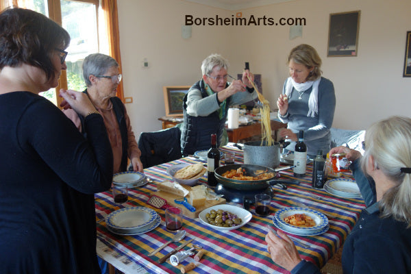 An Amazing Lunch Provided by Kathy Edwards of Little Tuscan Olive Farm